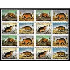 Fauna - Wwf - Rep. Dominicana 1994 - Bloque De 4 Series Mint