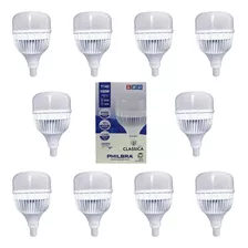 Kit 10 Lâmpadas Led Bulbo 100w 6500k Branco Frio - Philbra