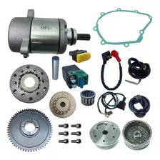 Kit Partida Elétrica Com Volante Honda Biz 125 2009 A 2015