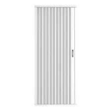 Porta Sanfonada Pvc Branca Translucida 0,96 X 2,10 Bcf