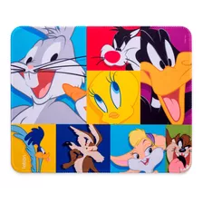 Mouse Pad Antiderrapante Looney Tunes Para Trabalho Estudo