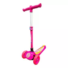 Patineta Scooter Monopatin Cougar Ajustable Ruedas Goma Luz