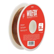 Hilo De Pescar Nylon 0.30mm Multicolor 100m Wolfox Wf9513