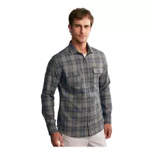 Camisa Masculina Manga Longa Flanela Marca Highstil Xadrez