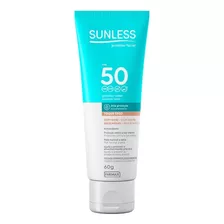 Protetor Solar Facial Toque Seco Fps-50 Com Base 60g Sunless