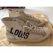 Tenis Louis Vuitton Tattoo Original Usado Blanco/lona 10 Mex