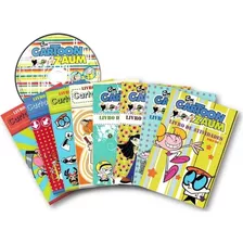 Cartoon Zaum - 8 Livros Infantis Com Atividades + Cd-rom