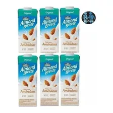 Kit C/6 Leite Vegetal De Amêndoas Almond Breeze Original 1l