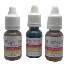 3 Pigmento Micropigmentação Microblading Helen Color