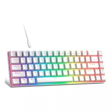 Teclado Mecanico Magegee 60% Rgb Blanco