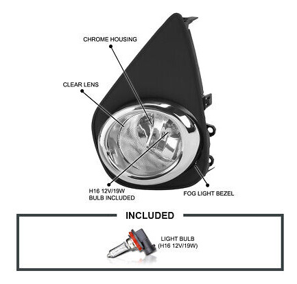 Fits 2015-2017 Toyota Yaris 2/4dr Hatchback Clear Drivin Zzf Foto 2