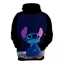 Blusa De Frio Moletom Lilo & Stitch Desenho Infantil 16