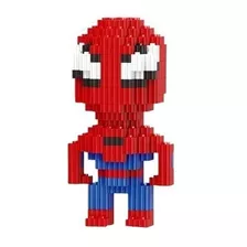 Micro Bloques Juego Figurita Spiderman O Batman Juguete Asis