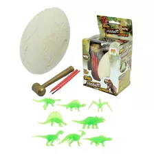 Kit Escavação Fossil Ovo Dinossauro Arqueologia Dino