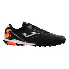 Tenis Futbol Rapido Hombre Joma Aguila 2301tf Negro Naranja