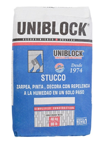 UNIBLOCK STUCCO40KG