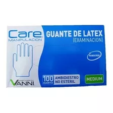 Guante Desechable Latex Caja 100 Und. T/m - Top Glove