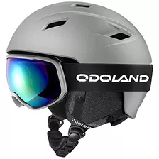 Ski Helmet And Goggles Set, Snowboard Helmet And Protec...