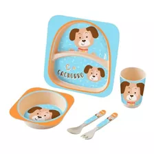 Kit Alimentaçao Infantil Com 5 Peças Cachorro - Zoop Toys