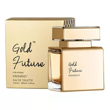  Perfume Gold Future Vivinevo Feminino Eau De Toilette 100ml