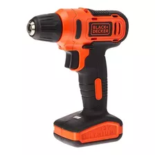 Taladro Atornillador Inalámbrico De 10mm Black+decker Ld12sp 12v + Accesorio Con Estuche De Plástico 127v/220v