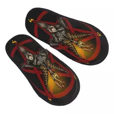 Zapatillas Cálidas Baphomet Y Lucifer Para Interiores, Hogar