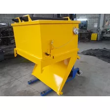 Caçamba Para Resíduos, Porta Fundo, Capacidade De 2.000kg