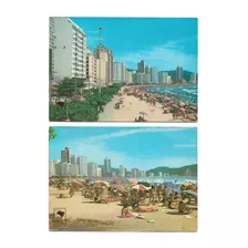 2 Cartões Postais Balneário Camboriú - Sc -anos 70 - Cod.34