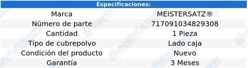 Cubre Polvo Lado Caja 306 L4 1.8l De 1998 A 2003 Meistersatz Foto 2