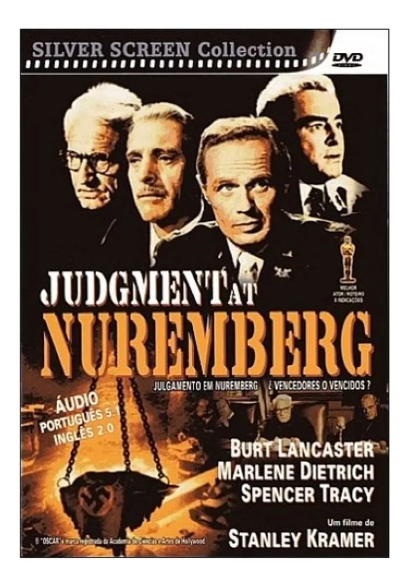 O Julgamento Em Nuremberg / Burt Lancaster / Dvd1317 A-b