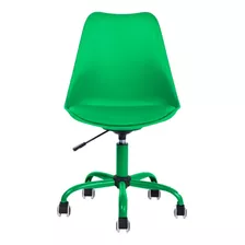 Silla De Escritorio Hoffer Hfse-940 Ergonómica Verde