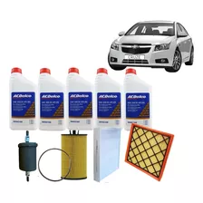 Kit Troca Oleo Acdelco 5w30 Cruze Lt 2011 A 2016 +filtros