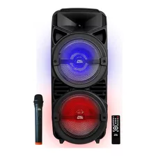 Caixa De Som Com Bateria E Bluetooth Pro Bass Wave 208