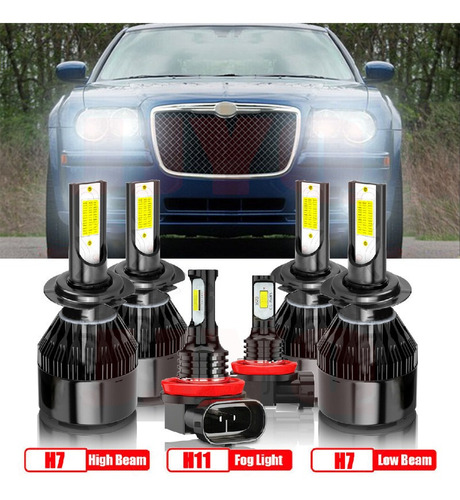 Kit De Faros Led H7 H11 Para Chrysler Crossfire 2004-2008 Foto 2