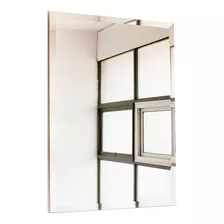 Espejo Biselado Rectangular Pulido Recto 60x40. Oferta!