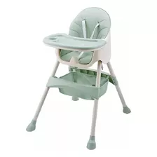 Silla Comedor Bebe 3en1 Portatil Kidshop Baby Color Verde Claro