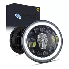 7'' Redondo Faro Lupa,ojos Ángel/rgb/direccionales Jeep/moto