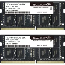 Teamgroup Elite 16gbx2gb 32 2666mhz Sodimm Ddr4 Laptop 