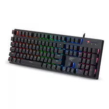 Teclado Mecánico Gamer Havit Gamenote Rgb Kb858l Español 