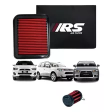 Filtro De Ar Rs Mitsubishi Lancer E Asx 2.0 2013 Em Diante