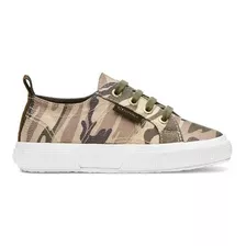 Zapatilla Superga 2750 Lamecamoj Camufladas Niñas Originales