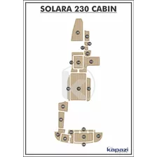 Piso De Eva Para Solara 230 Cabin Colocado