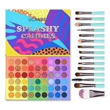 Ucanbe 54 Colores Splashy Candies Paleta De Sombras De O