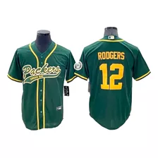 Camiseta Casaca Mlb Green Bay Packers 12 Rogers Talle Xl