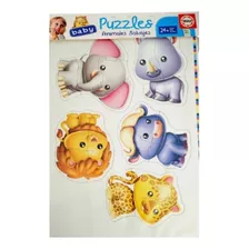 Baby Puzzles Rompecabezas Animales Salvajes Toyco