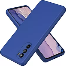 Funda Case De Motorola G9 Power Soft Feeling Antishock Azul