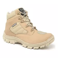 Bota Estilo Americana Couro Coturno Tático Militar Policia