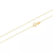 Cordão Corrente Feminina Americana 45cm Ouro 18k 750 Colar