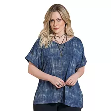 Blusa Feminina Plus Size Tamanhos Grandes Mangas Curtas