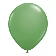 Balão Bexiga Verde Eucalipto 5 Polegadas 50 Unidades